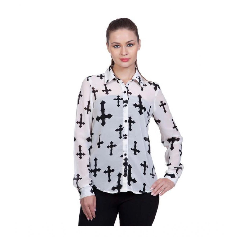 Dashing Polyester Printed Long Sleeves Standard Length Shirt