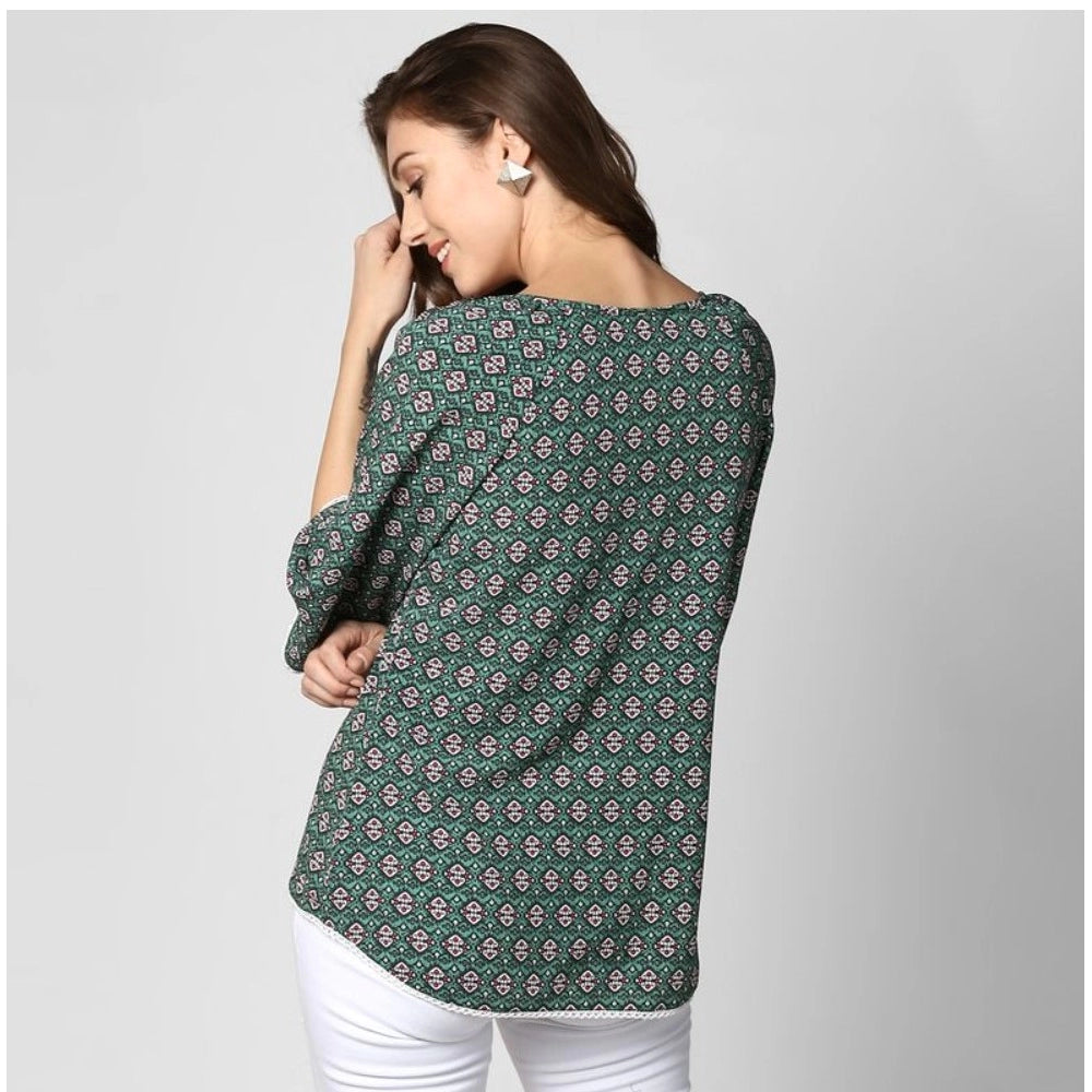 Dashing Polyester Printed Top