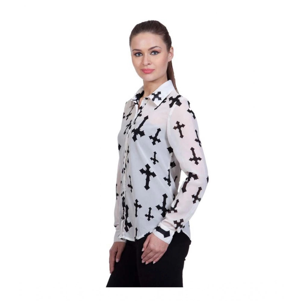 Dashing Polyester Printed Long Sleeves Standard Length Shirt