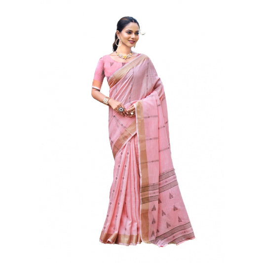 Sassy Cotton Printed Saree With Blouse Piece