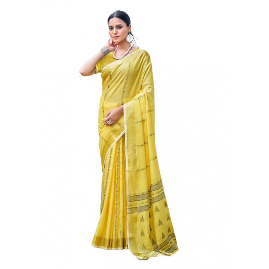 Sassy Cotton Printed Saree With Blouse Piece