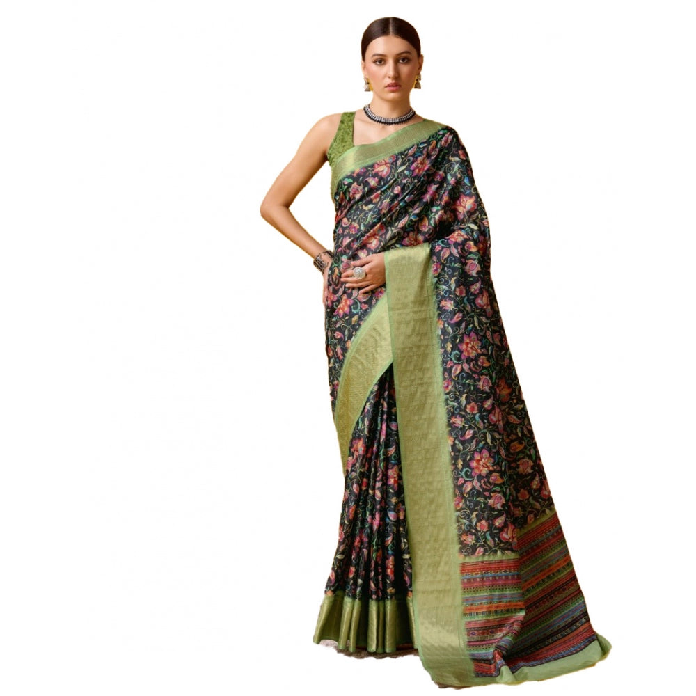 Sassy Cotton Printed Saree With Blouse Piece