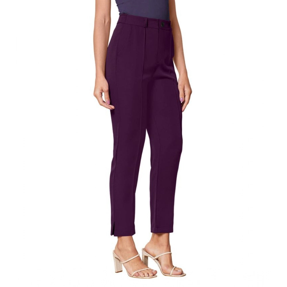 Ravishing Women's Polyester Solid With Pocket Pant