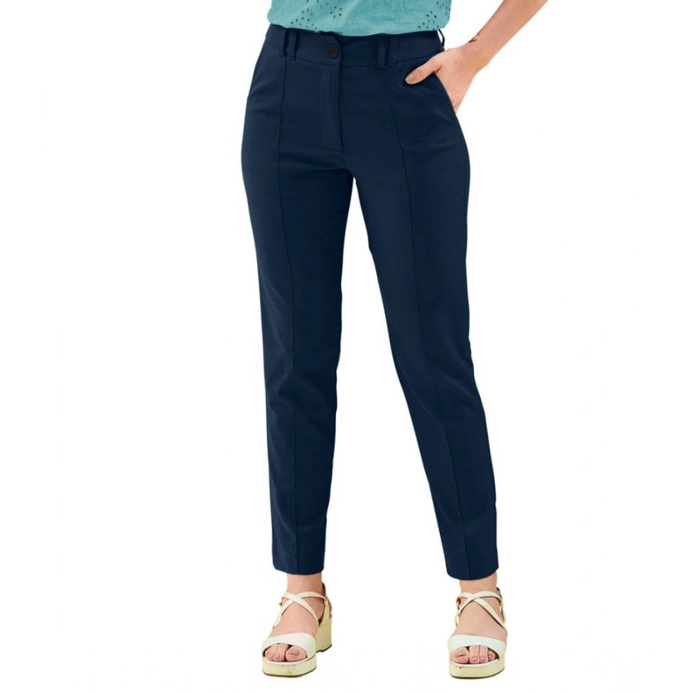 Ravishing Women's Polyester Solid With Pocket Pant