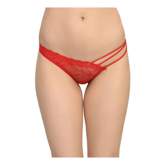 Versatile Women's Pack Of 2 Nylon Spandex Self Design Brief Panty