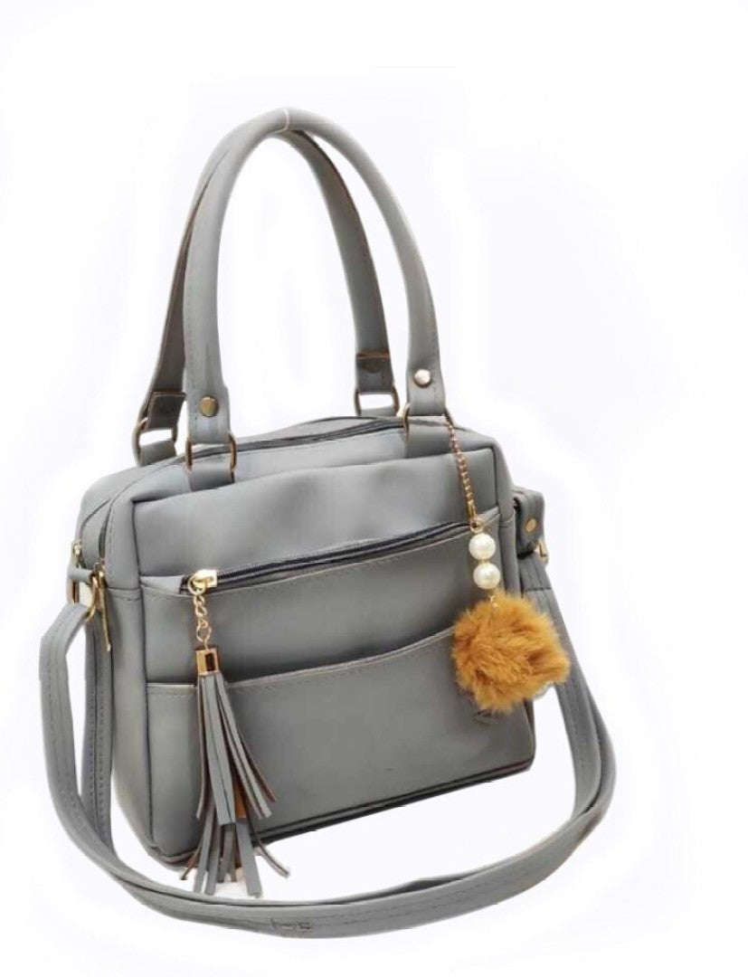 Classic Solid Hand Bag for Women