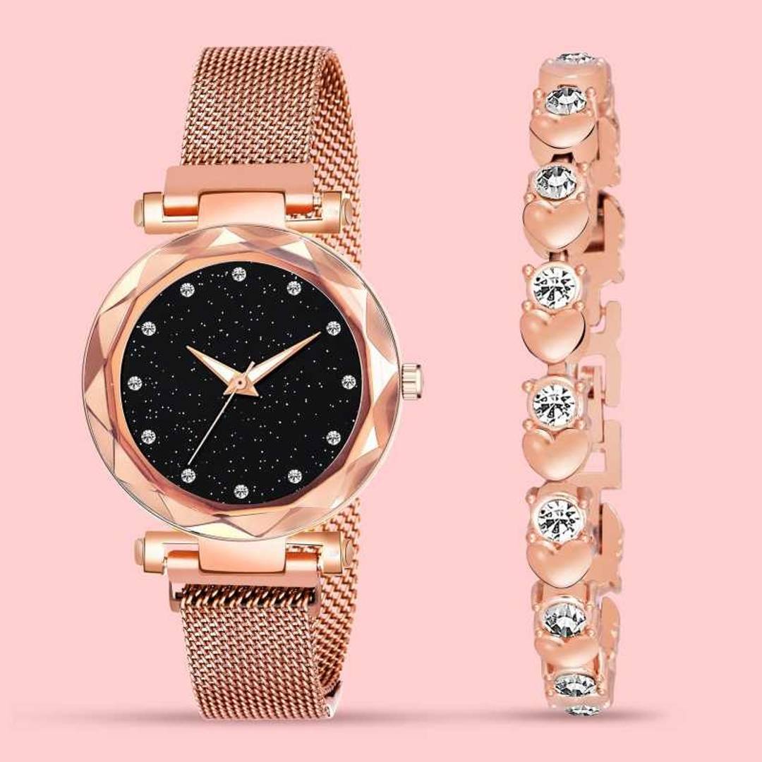 Luxuries Analog Women's Watch with Bracelet