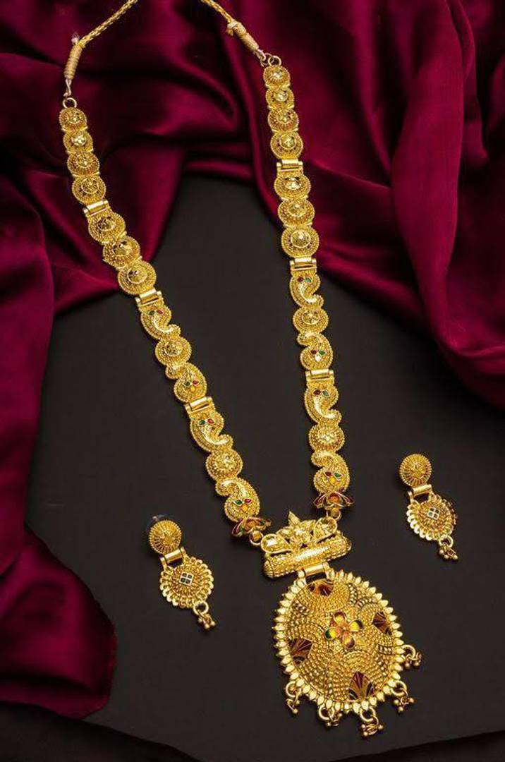 Fancy Alloy Gold Plated Jewellery Set – Jagstore.in