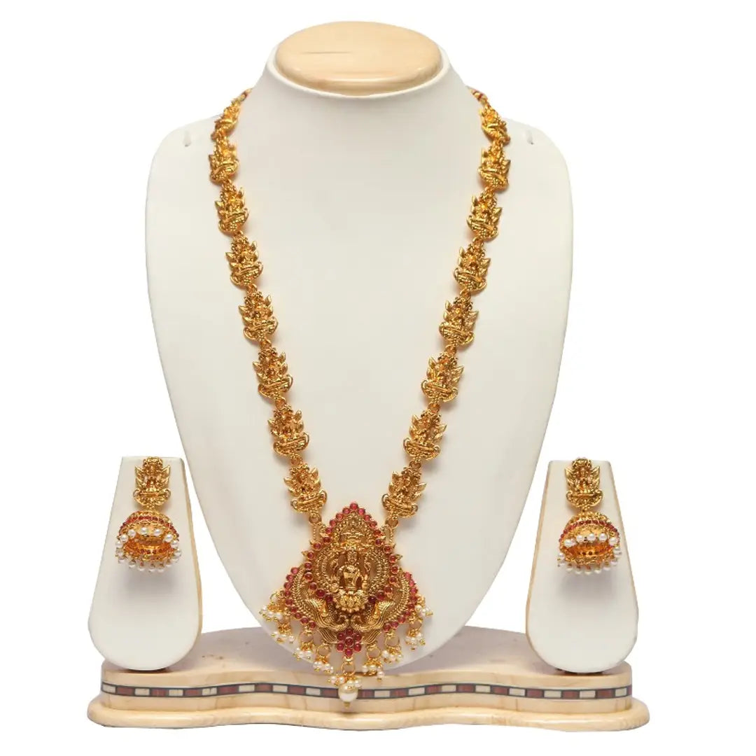 Laxmi Temple Alloy Jewellery Set